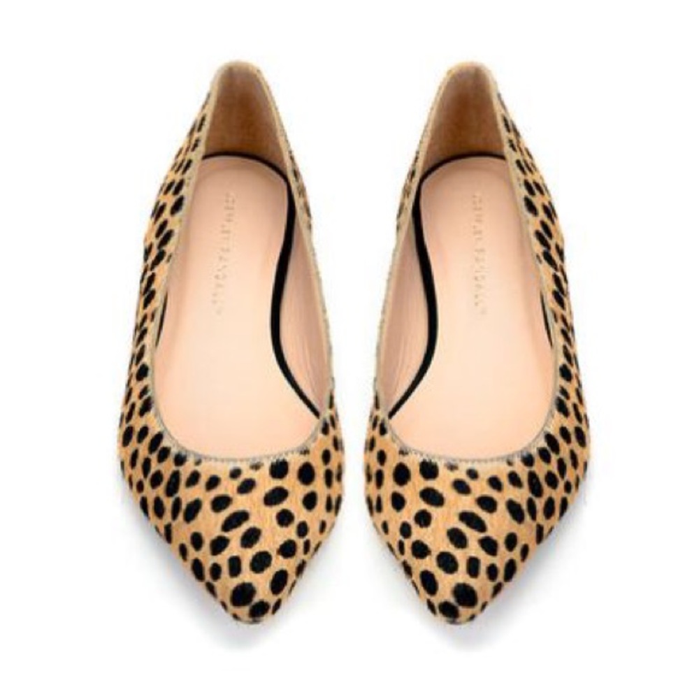 Loeffler Randall Quinnie Leopard Flats size 8